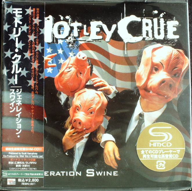 Motley Crue - Generation Swine Japan SHM-CD Mini LP UICY-93496