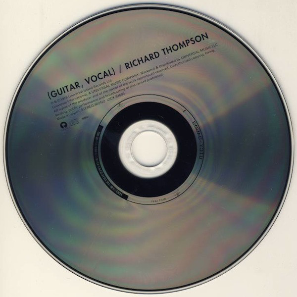 Richard Thompson - (Guitar, Vocal) Japan SHM-CD Mini LP UICY-94609