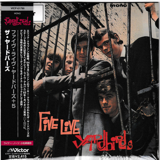 The Yardbirds - Five Live Yardbirds Japan Mini LP VICP-61790