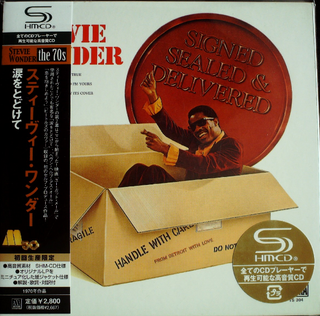 Stevie Wonder Signed Sealed & Delivered Japan SHM-CD Mini LP UICY-93929