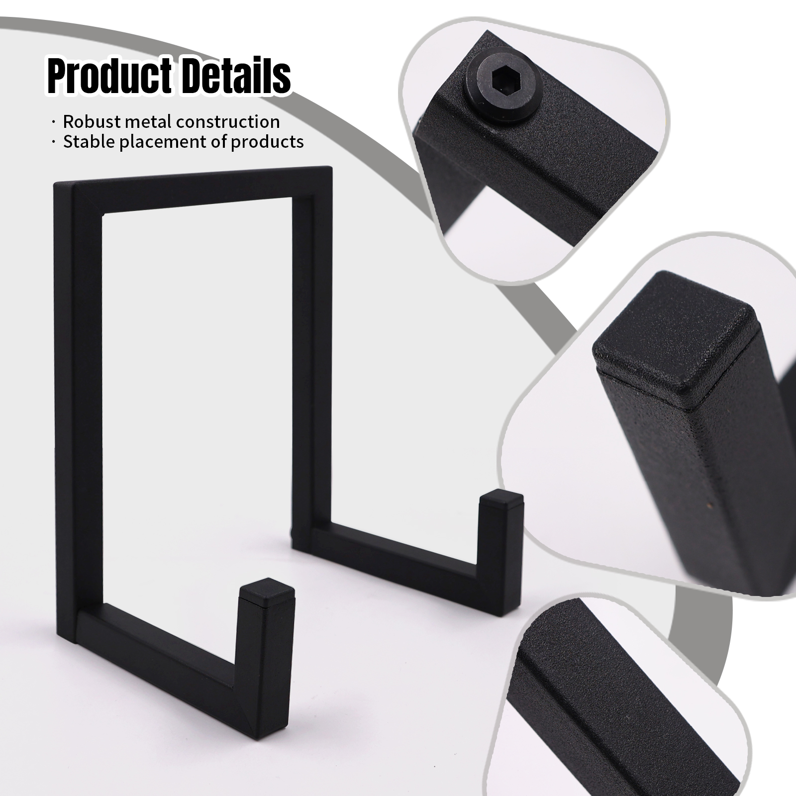 MayRecords Vinyl Record Holder Display Stand Vinyl Stand Storage Rack For CD Display or Multiple Album