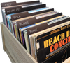12.9 Inches 25 PCS Vinyl Record Dividers Black Hard PP Material Category Tab Double-Side Plastic Record Guides for LP, Album Crate, Bookshelf Organizer