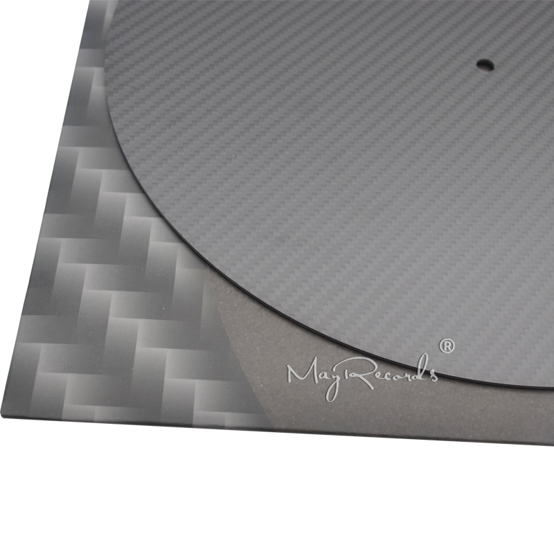 Carbon Fiber LP Mat Slipmat For Turntables Record Player Accessories