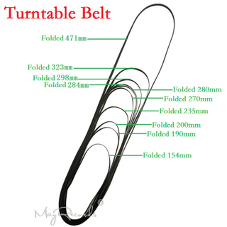 1PCS Rubber Belt Replace Turntable Phono, Tape , CD Plattenspieler Drive Belt